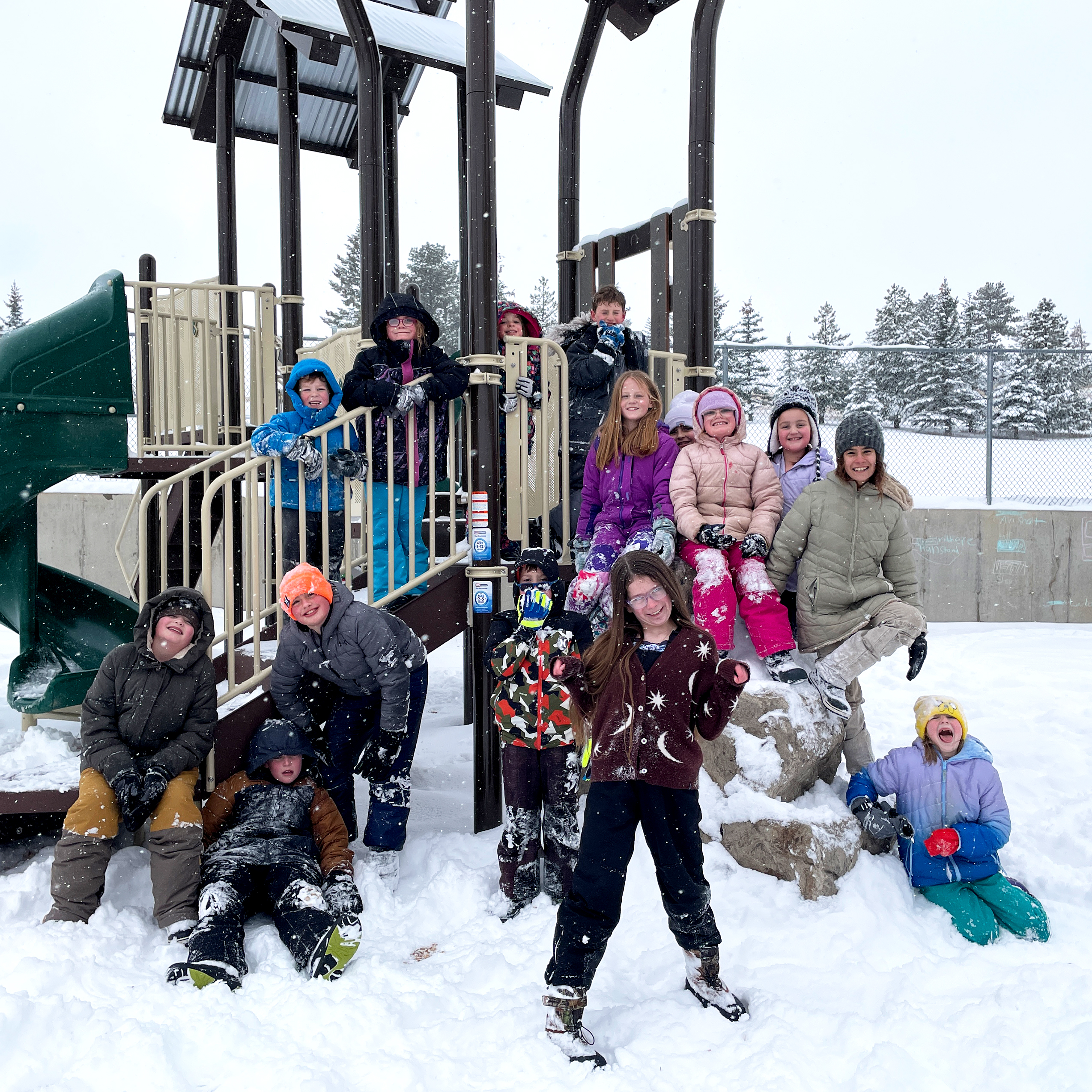 Winter Fun at Stove Prairie Elementary